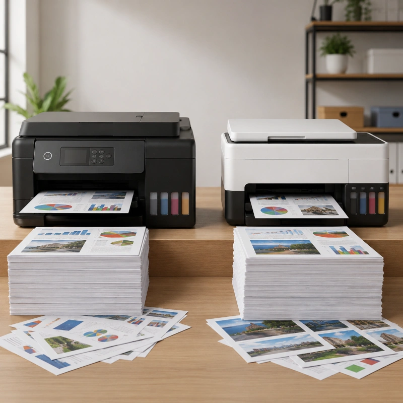 Epson L5293 vs Canon G4775, Mana yang Lebih Cocok Buat Cetak Banyak?