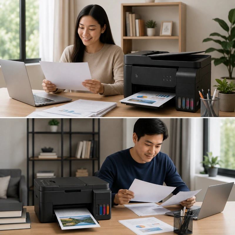 Epson L5297 vs Canon G4770, Penggunaan Harian, Mana yang Lebih Nyaman