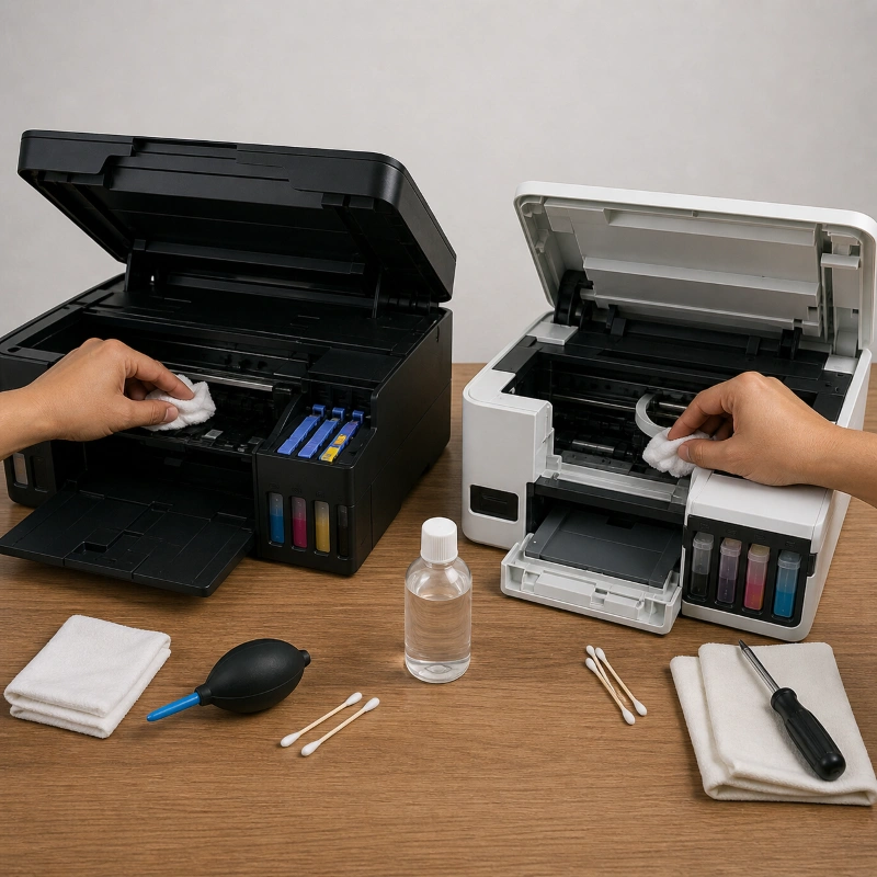Epson L14150 vs Canon GX5070, Perawatan Printer yang Sering Dianggap Sepele