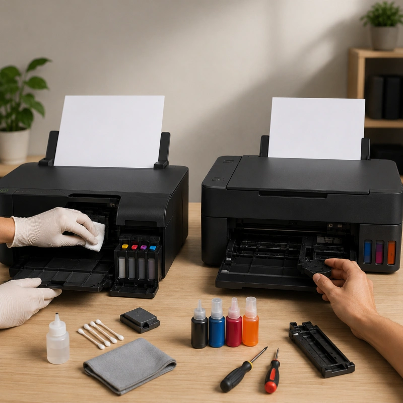 Epson L3213 vs Canon G1735, Perawatan dan Ketahanan