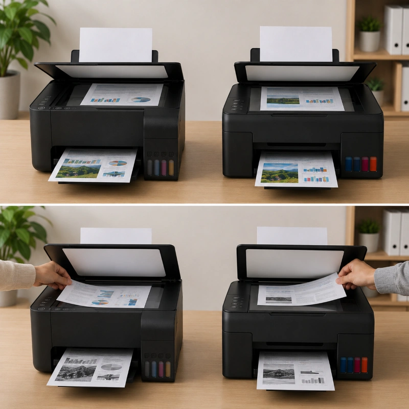 Epson L3253 vs Canon G2735, Perlukah Printer dengan Scanner dan Copier?