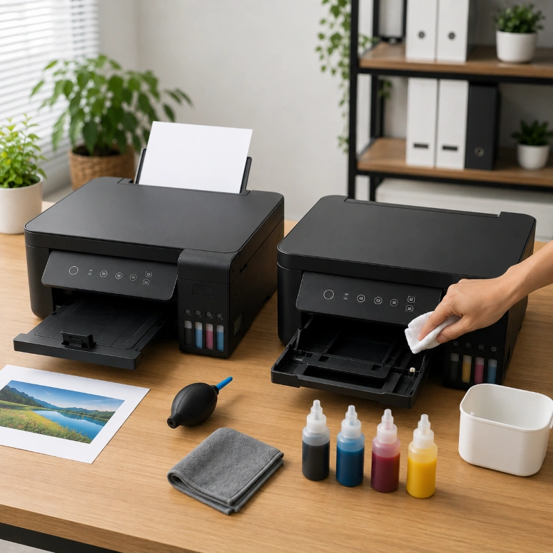 Epson L14158 vs Canon GX6070, Tips Biar Printer Lebih Awet