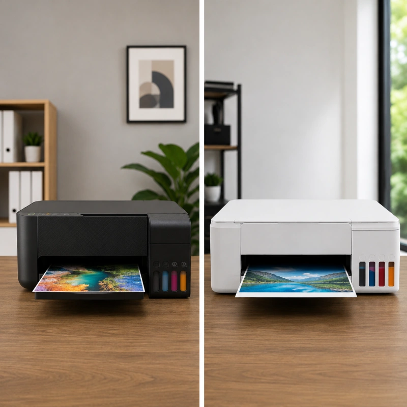 Epson L6274 vs Canon GX1040, Bagaimana dengan Cetak Warna?