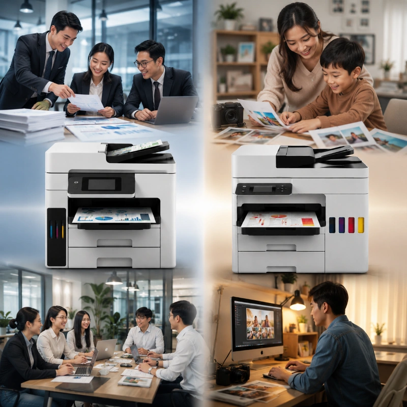 Epson WorkForce WF-C5890 vs Canon GX6540, Cocok Buat Siapa?