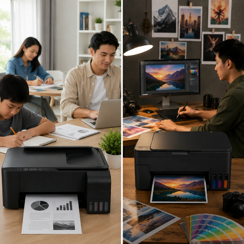 Epson L3257 vs Canon G3772, Cocok Untuk Siapa?