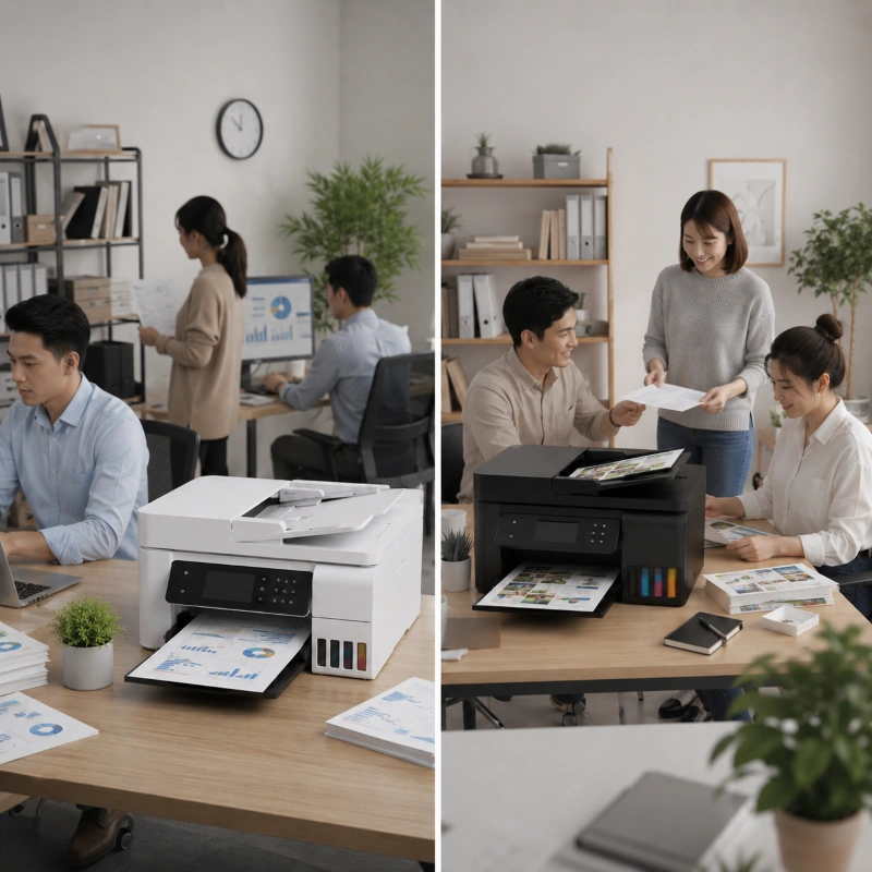 Epson L6496 vs Canon GX4020, Dampak Pemilihan Printer ke Efisiensi Kantor Kecil