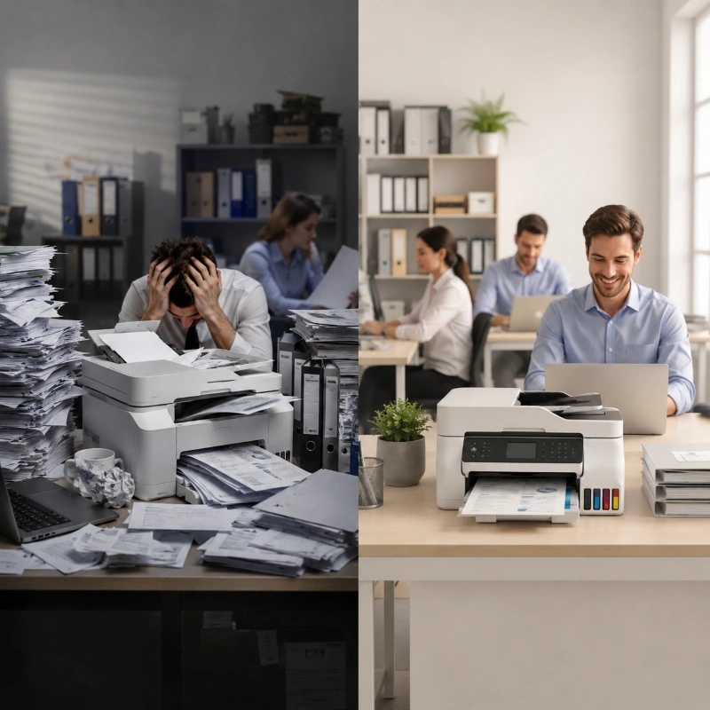 Epson L6570 vs Canon GX7040, Dampak Pemilihan Printer ke Efisiensi Kerja Kantor