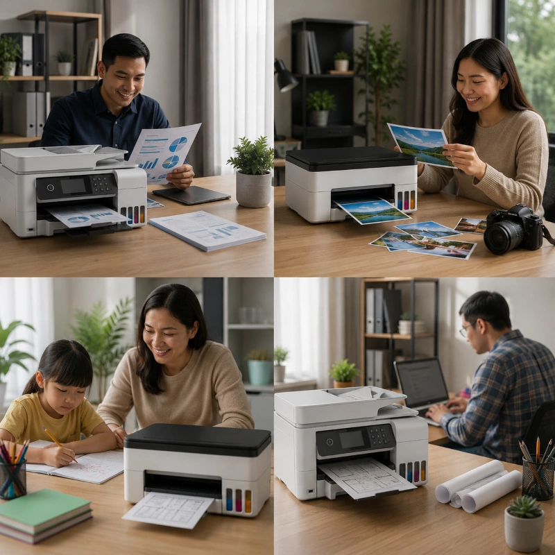 Epson ET-5800 vs Canon GX2050, Epson ET-5800 vs Canon GX2050 untuk Berbagai Kebutuhan Pengguna