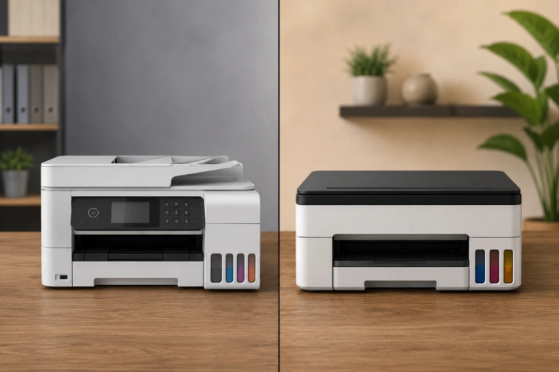 Epson ET-5800 vs Canon GX2050, Epson ET-5800 vs Canon GX2050 Mana Printer Paling Worth It untuk Kantor & Bisnis di 2026?