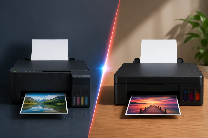 Epson L3218 vs Canon G1780, Epson L3218 vs Canon G1780 Perbandingan Lengkap Sebelum Beli, Jangan Salah Pilih!