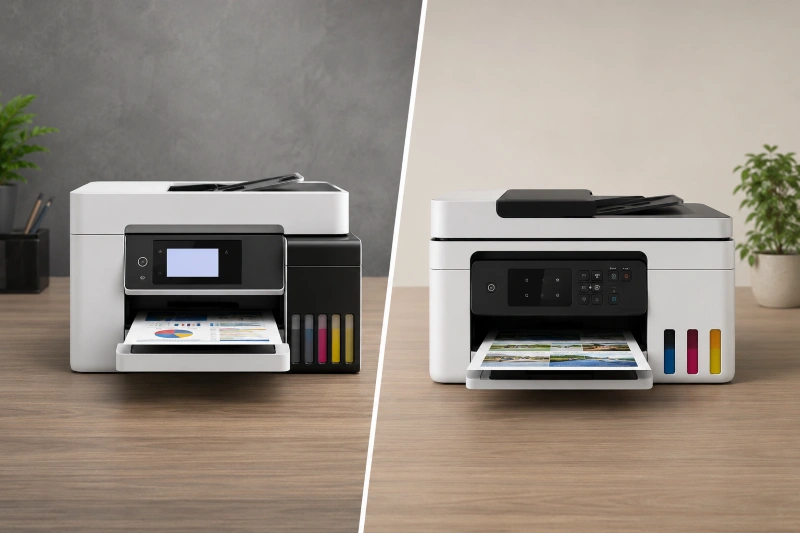 Epson L6576 vs Canon GX6020, Epson L6576 vs Canon GX6020 Mana yang Lebih Hemat, Cepat, dan Cocok untuk Bisnis?