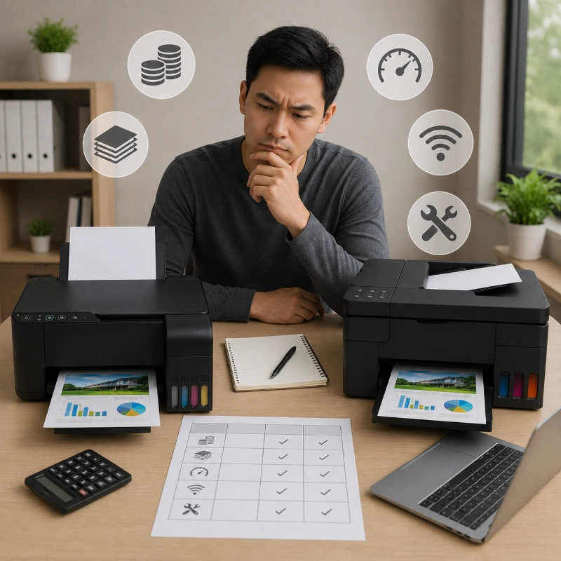 Epson L3568 vs Canon G4570, Faktor yang Perlu Dipertimbangkan Sebelum Membeli