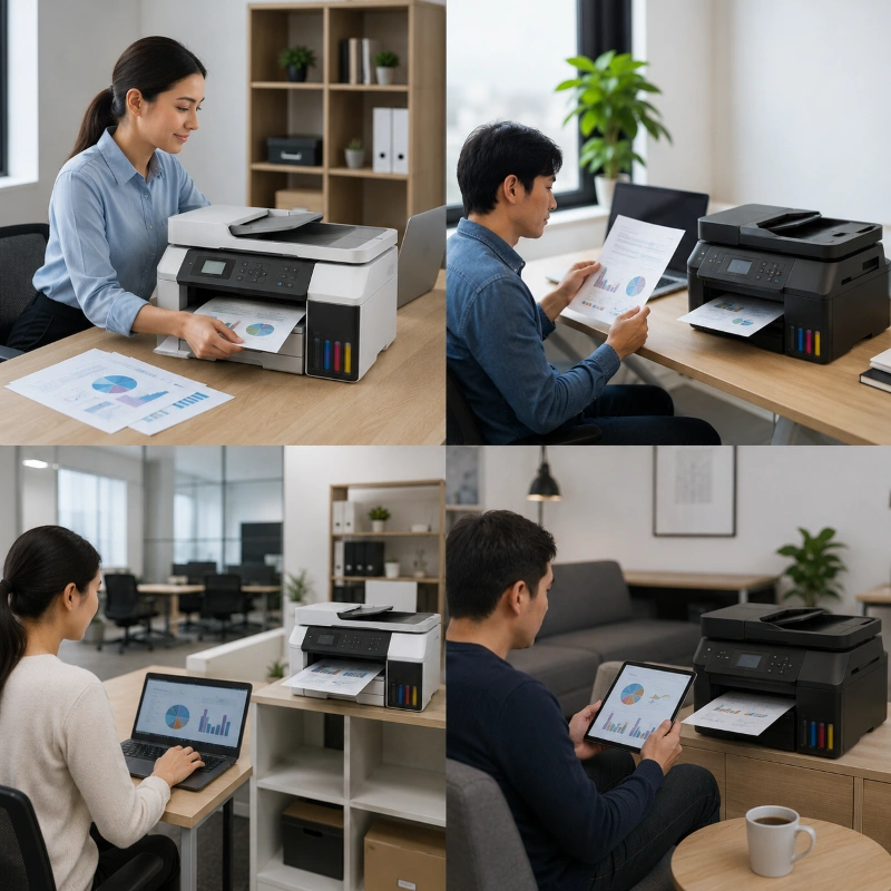 Epson ET-5880 vs Canon GX6050, Fleksibilitas Penggunaan