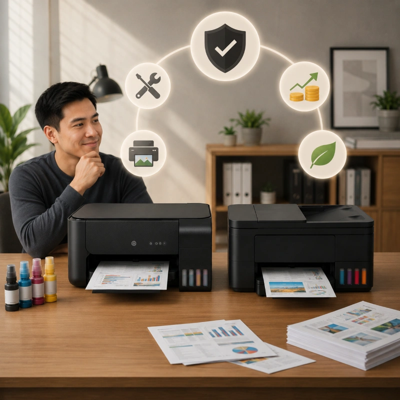 Epson L5296 vs Canon G4780, Hal yang Membuat Printer Lebih Bernilai dalam Jangka Panjang
