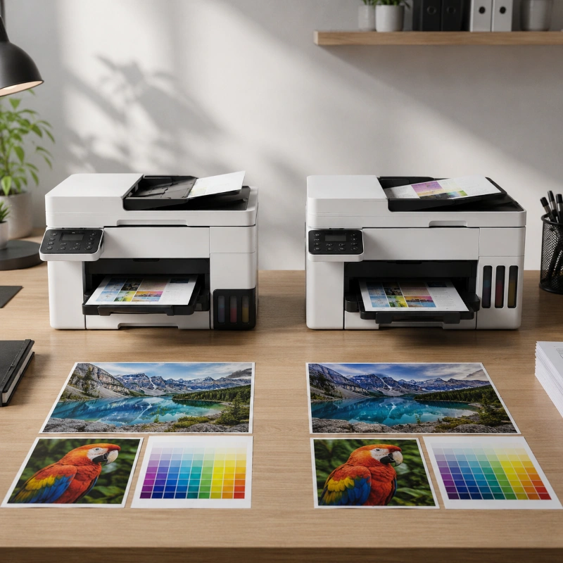 Epson L6460 vs Canon GX5040, Hasil Cetak, Mana yang Lebih Bagus?