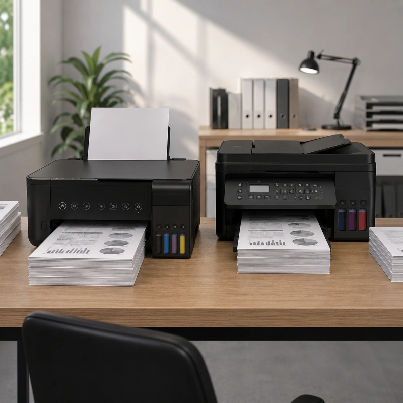 Epson L5310 vs Canon G4570, Kecepatan Kerja