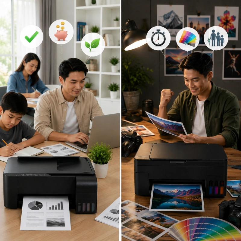 Epson L3257 vs Canon G3772, Kelebihan Kalau Pilih Printer yang Tepat