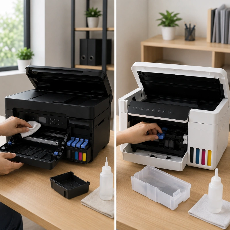 Epson L6270 vs Canon GX1040, Kemudahan Maintenance Harian