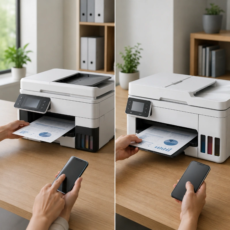 Epson L6584 vs Canon GX4040, Kemudahan Pemakaian