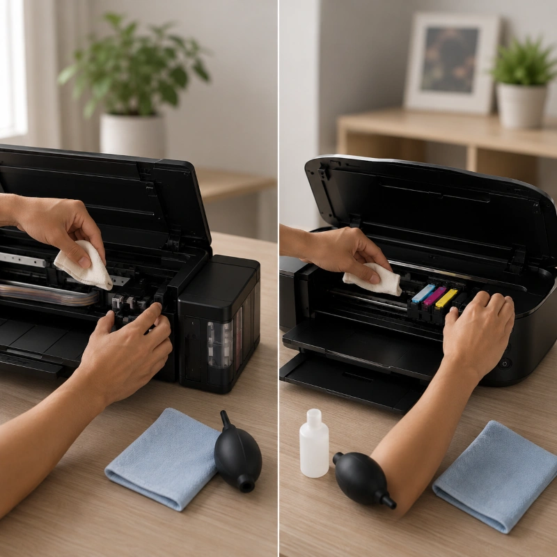 Epson L1300 vs Canon iX6870, Kemudahan Perawatan