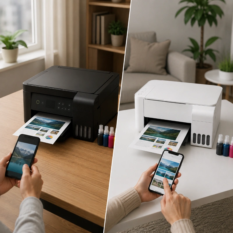 Epson ET-2850 vs Canon G3470, Kemudahan pemakaian sehari-hari
