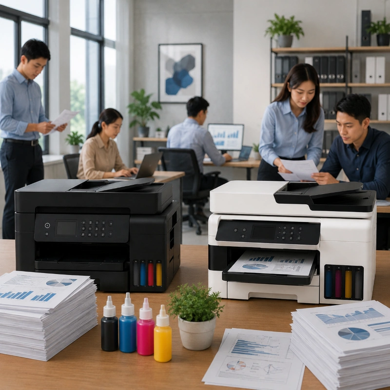 Epson L14154 vs Canon GX6040, Kenapa Banyak Kantor Beralih ke Printer Ink Tank?