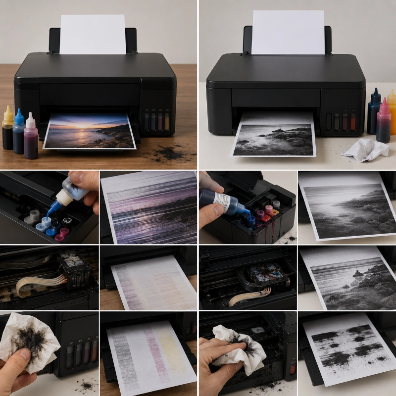 Epson L8054 vs Canon G540, Kesalahan Umum Pengguna Printer
