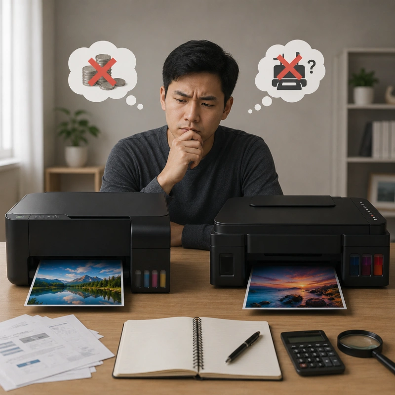 Epson L3151 vs Canon G3810, Kesalahan Umum Saat Beli Printer