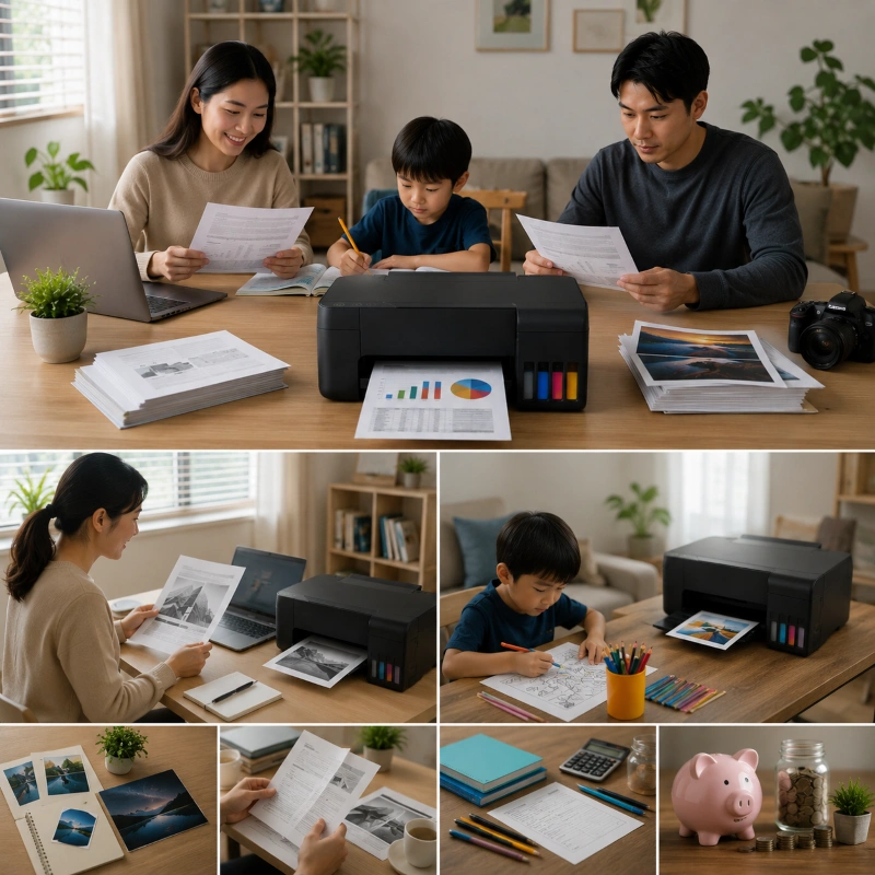 Epson ET-2810 vs Canon G2470, Keuntungan Memiliki Printer Sendiri di Rumah