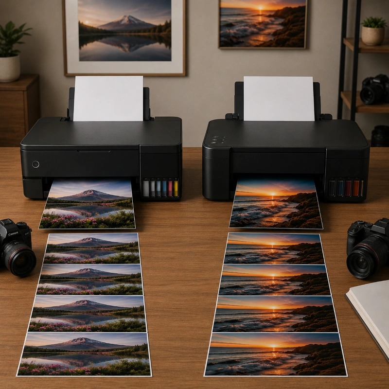 Epson L8180 vs Canon G670, Konsistensi Hasil CetakKonsistensi Hasil Cetak