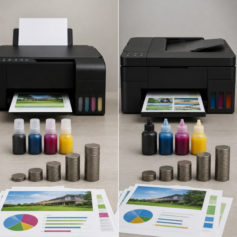 Epson L3568 vs Canon G4570, Konsumsi Tinta dan Biaya Operasional Epson L3568 vs Canon G4570