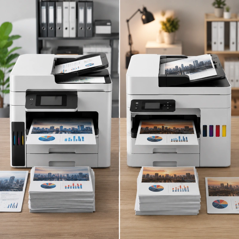 Epson WorkForce WF-C5890 vs Canon GX6540, Kualitas Scan dan Copy