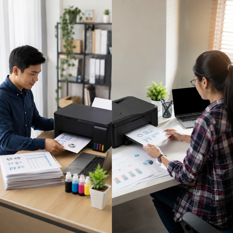 Epson L5190 vs Canon G4010, Pengalaman Pengguna di Lapangan
