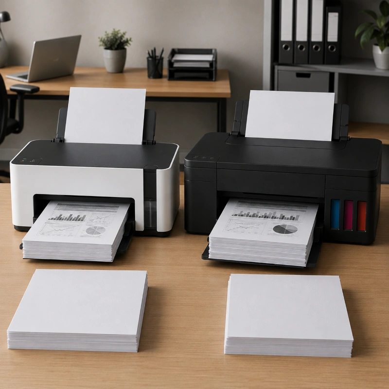 Epson M1120 vs Canon GM2070, Pengaruh Kapasitas Kertas terhadap Produktivitas
