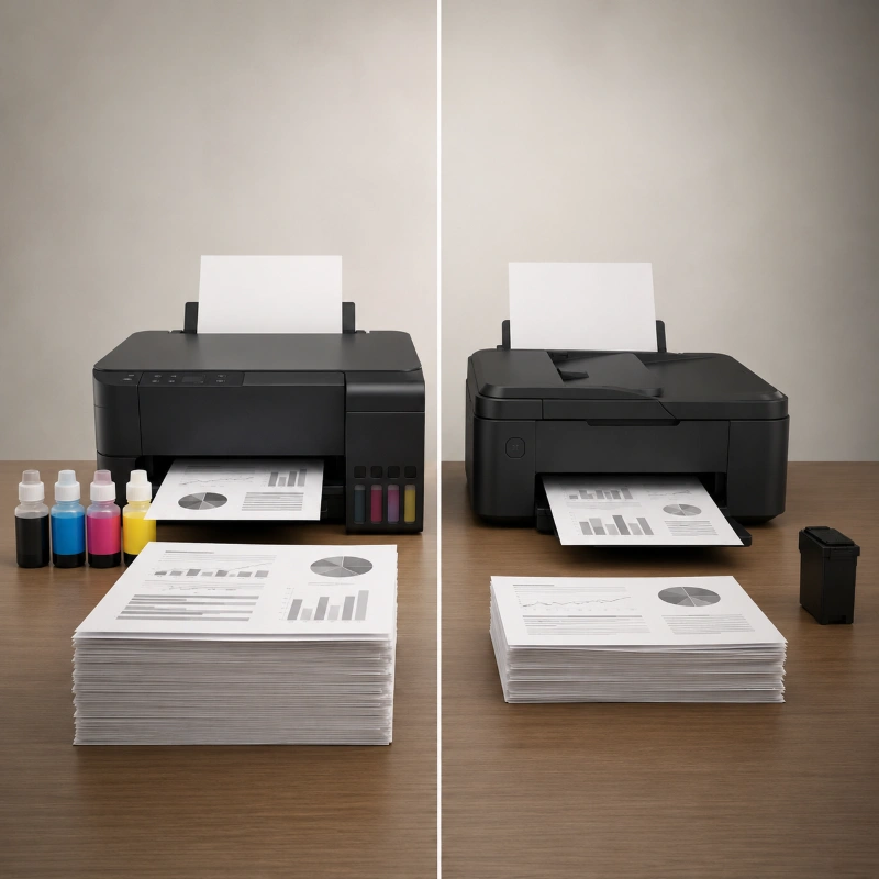 Epson L5190 vs Canon G4010, Pengaruh Pemakaian Jangka Panjang