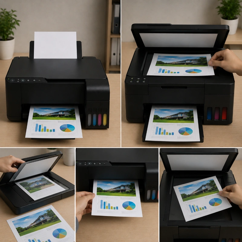 Epson L3568 vs Canon G4570, Pentingnya Dukungan Fitur Scan dan Copy
