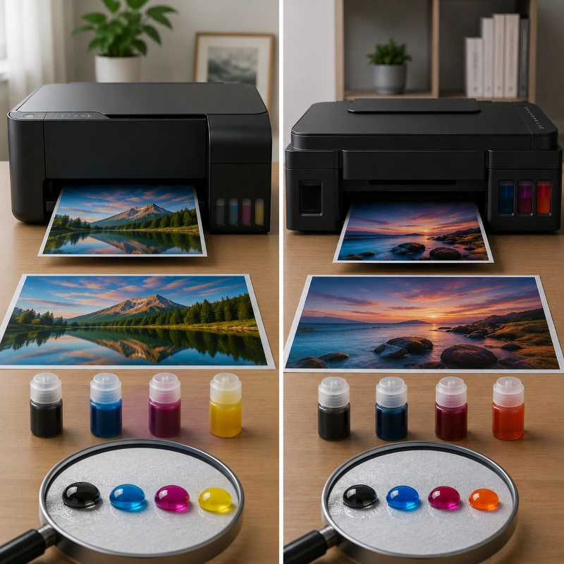 Epson L3151 vs Canon G3810, Peran Kualitas Tinta dalam Hasil Cetak