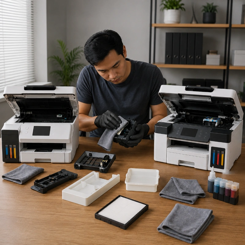 Epson ET-5880 vs Canon GX6050, Perawatan Rutin yang Sering Diabaikan