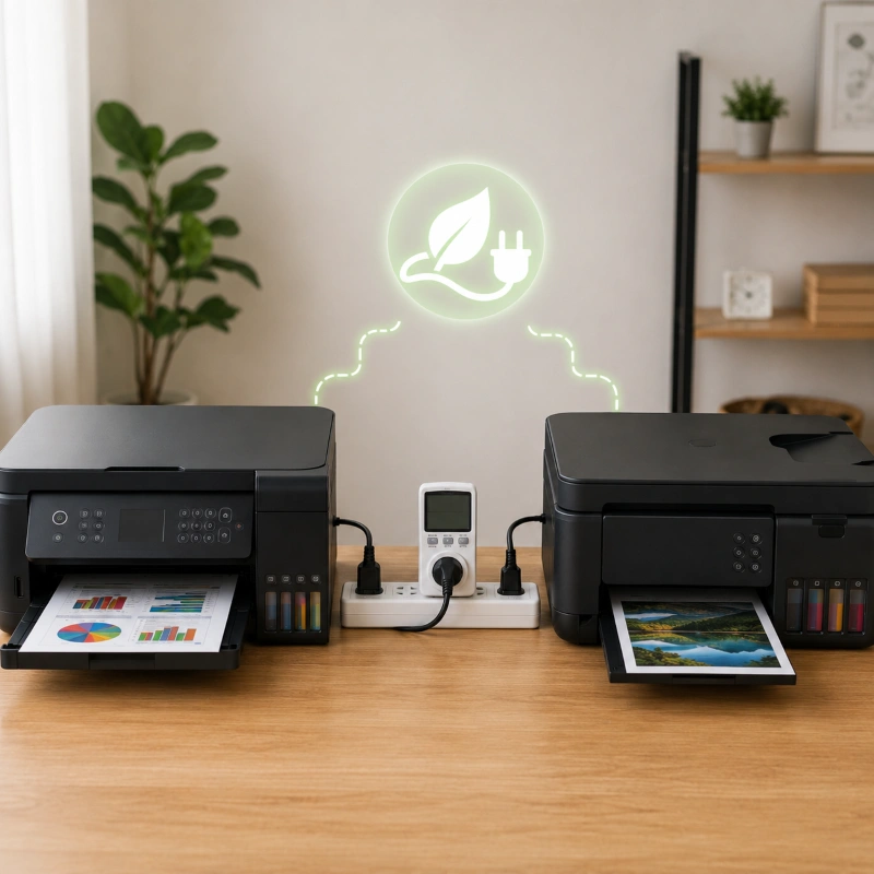 Epson ET-4850 vs Canon GX1050, Perbandingan Konsumsi Listrik dan Efisiensi Energi