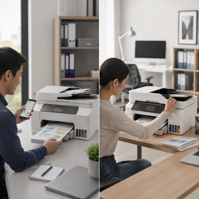 Epson L6570 vs Canon GX7040, Perbandingan dari Sisi User Experience