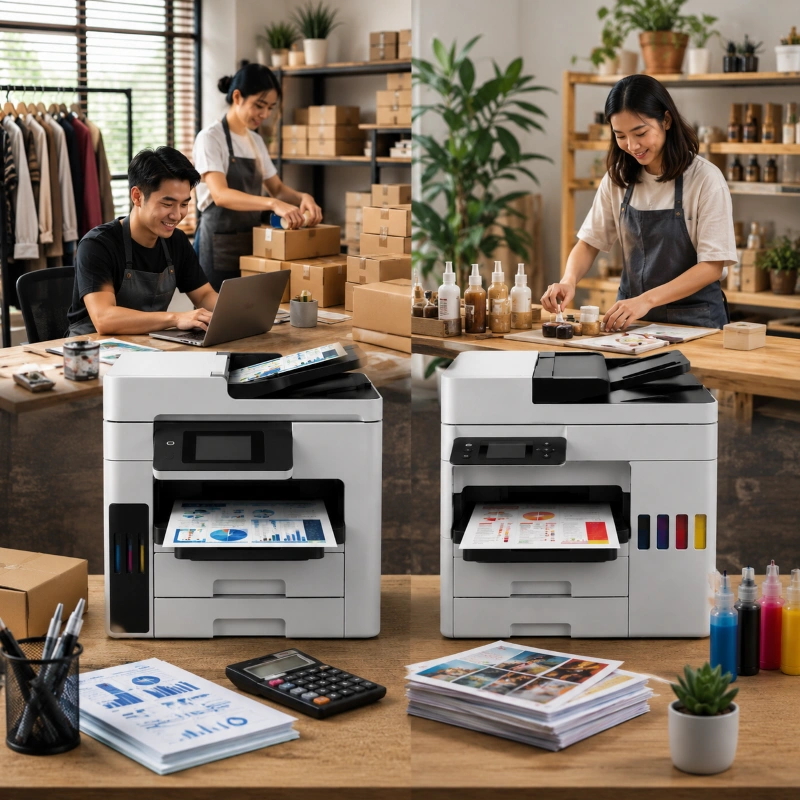 Epson WorkForce WF-C5890 vs Canon GX6540, Perbandingan dari Sudut Pandang UMKM