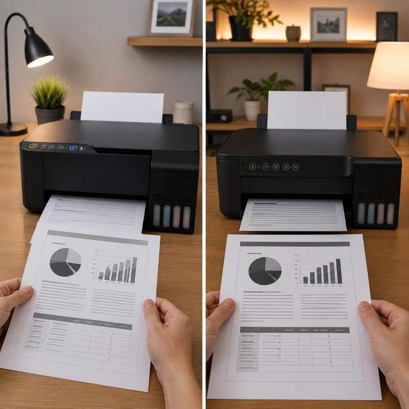 Epson L3268 vs Canon G3780, Perbedaan Sensasi Hasil Cetak Dokumen Formal