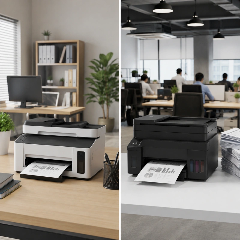 Epson M2140 vs Canon GM4070, Skala Penggunaan Kantor Kecil vs Usaha Berkembang