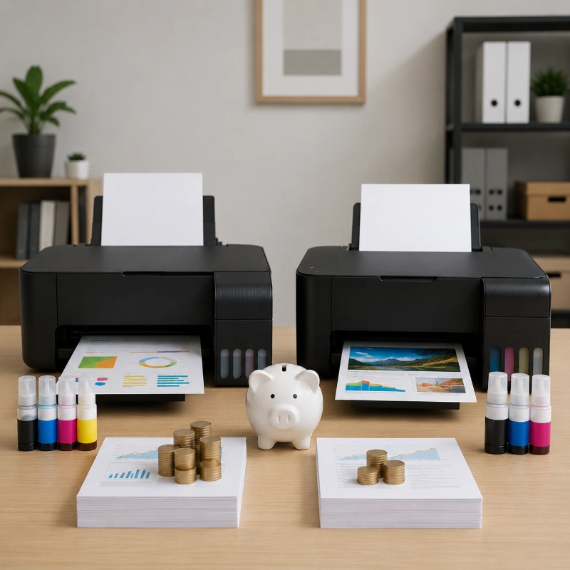 Epson L3253 vs Canon G3430, Soal Hemat Tinta dan Biaya