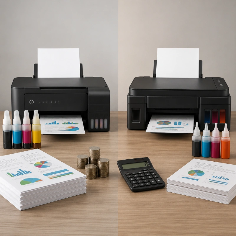 Epson L5190 vs Canon G4010, Soal Tinta dan Biaya Operasional