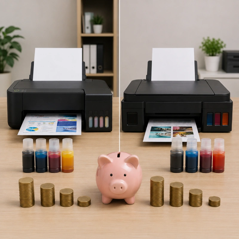 Epson L1110 vs Canon G1810, Soal Tinta dan Pengeluaran Jangka Panjang