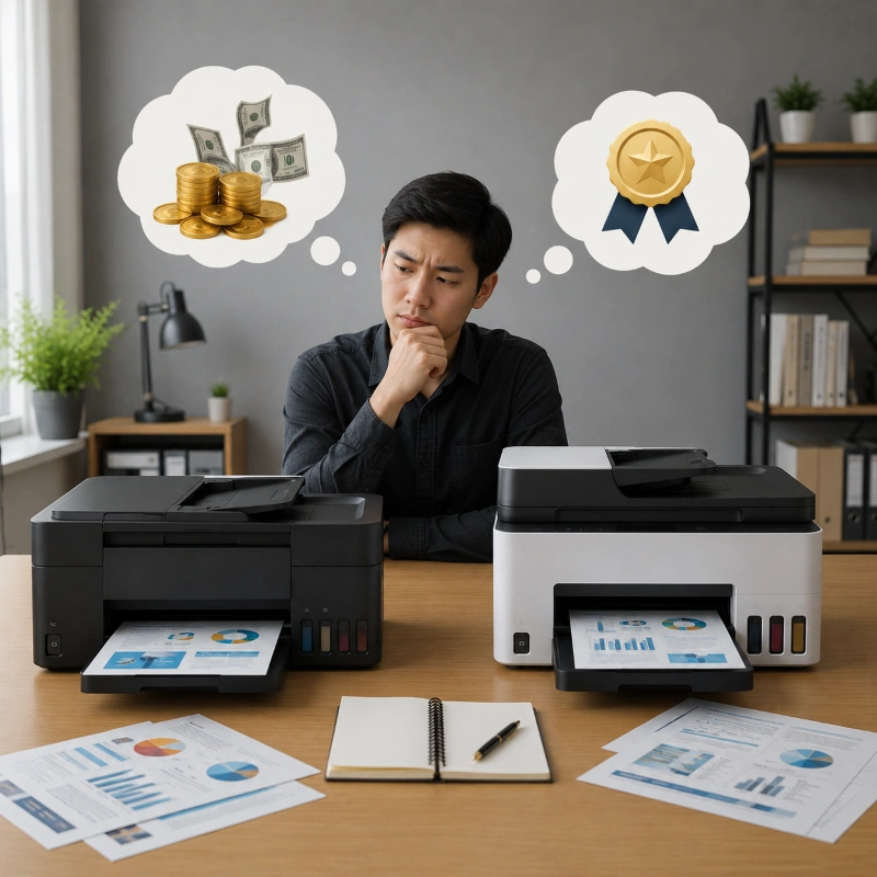 Epson L14150 vs Canon GX554, Apakah Harga Mahal Selalu Berarti Lebih Bagus?