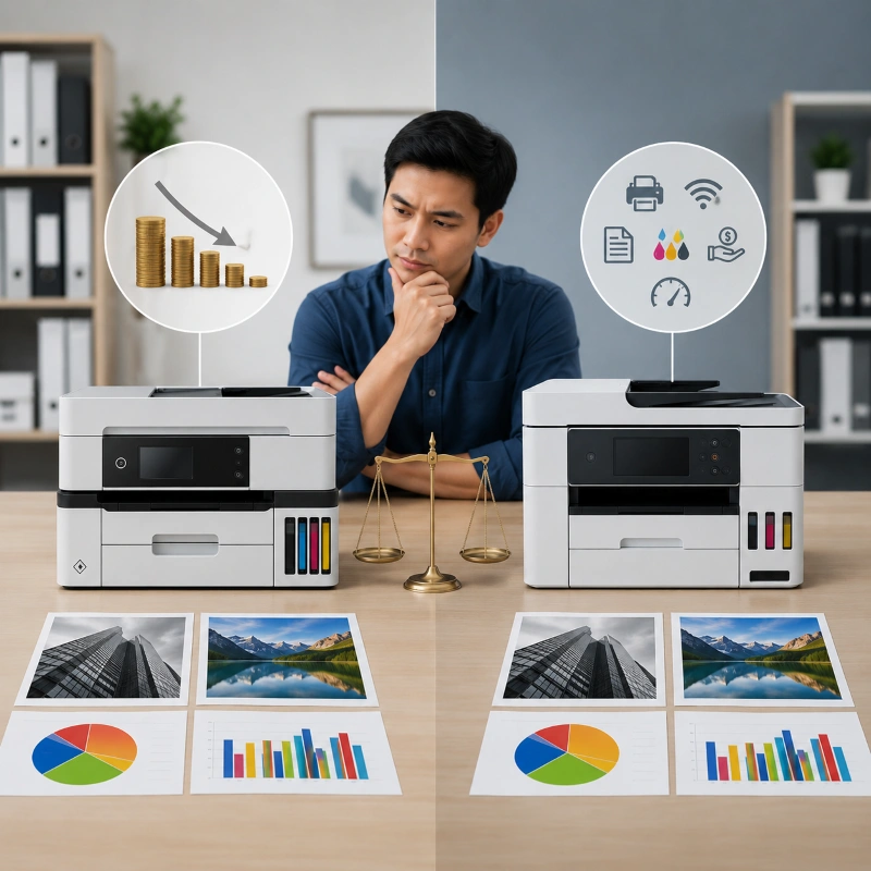 Epson L6580 vs Canon GX8040, Apakah Selisih Harga Sepadan dengan Fitur yang Ditawarkan?