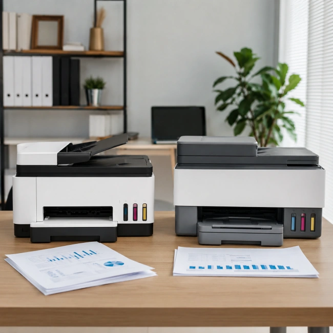 Canon GX3070 vs HP Smart Tank 750, Canon GX3070 vs HP Smart Tank 750 Mana yang Lebih Worth It untuk Rumah, Kantor, dan Bisnis Kecil?
