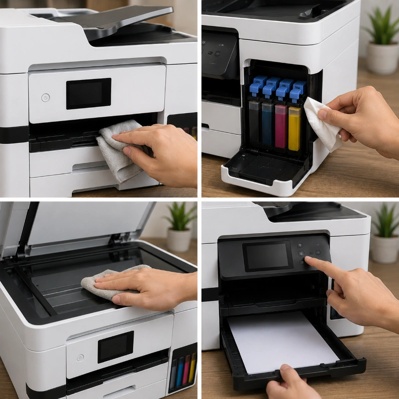 Epson WF-C529R vs Canon MAXIFY GX7040, Cara Merawat Printer Agar Tetap Awet